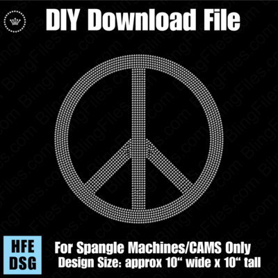 Peace Sign Bundle DSG Download File - CAMS/ProSpangle