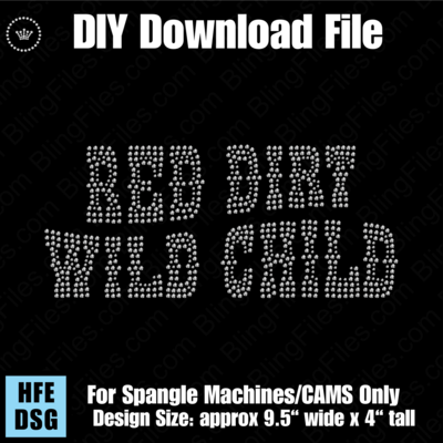 Red Dirt Wild Child DSG Download File - CAMS/ProSpangle