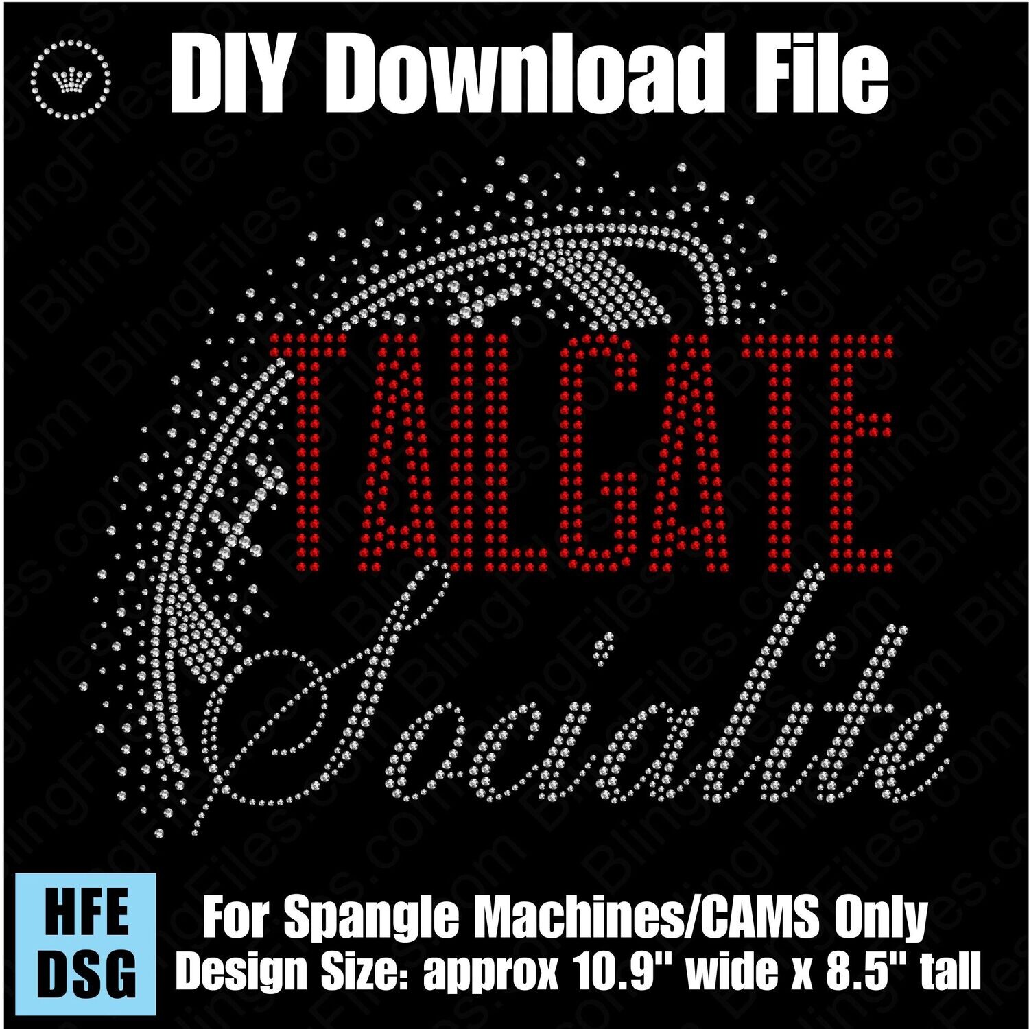 Tailgate Socialite Football DSG Download File - CAMS/ProSpangle
