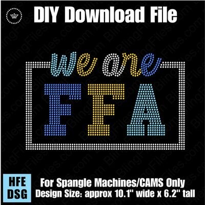 We Are FFA School Club Download File - CAMS/ProSpangle