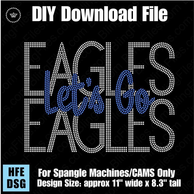 Eagles Let's Go Mascot Download File - DSG for CAMS/ProSpangle/Elite