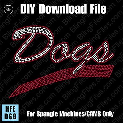 Dogs Swoosh Mascot Download File - DSG for CAMS/ProSpangle/Elite