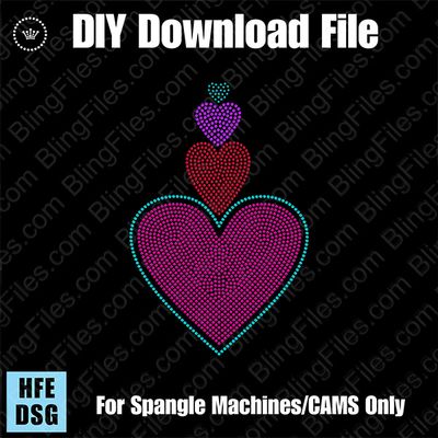 Hearts Collection - Elements - Download File CAMS/ProSpangle