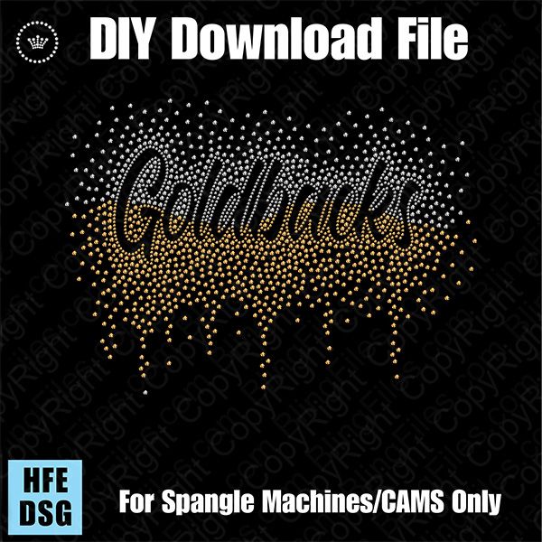Goldbacks Scatter with Drip TWO Styles Download File - CAMS/ProSpangle