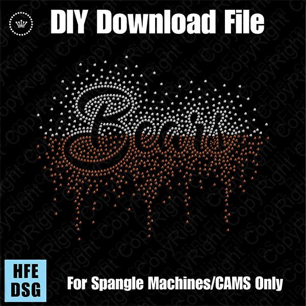 Bears Scatter with Drip TWO Styles Download File - CAMS/ProSpangle