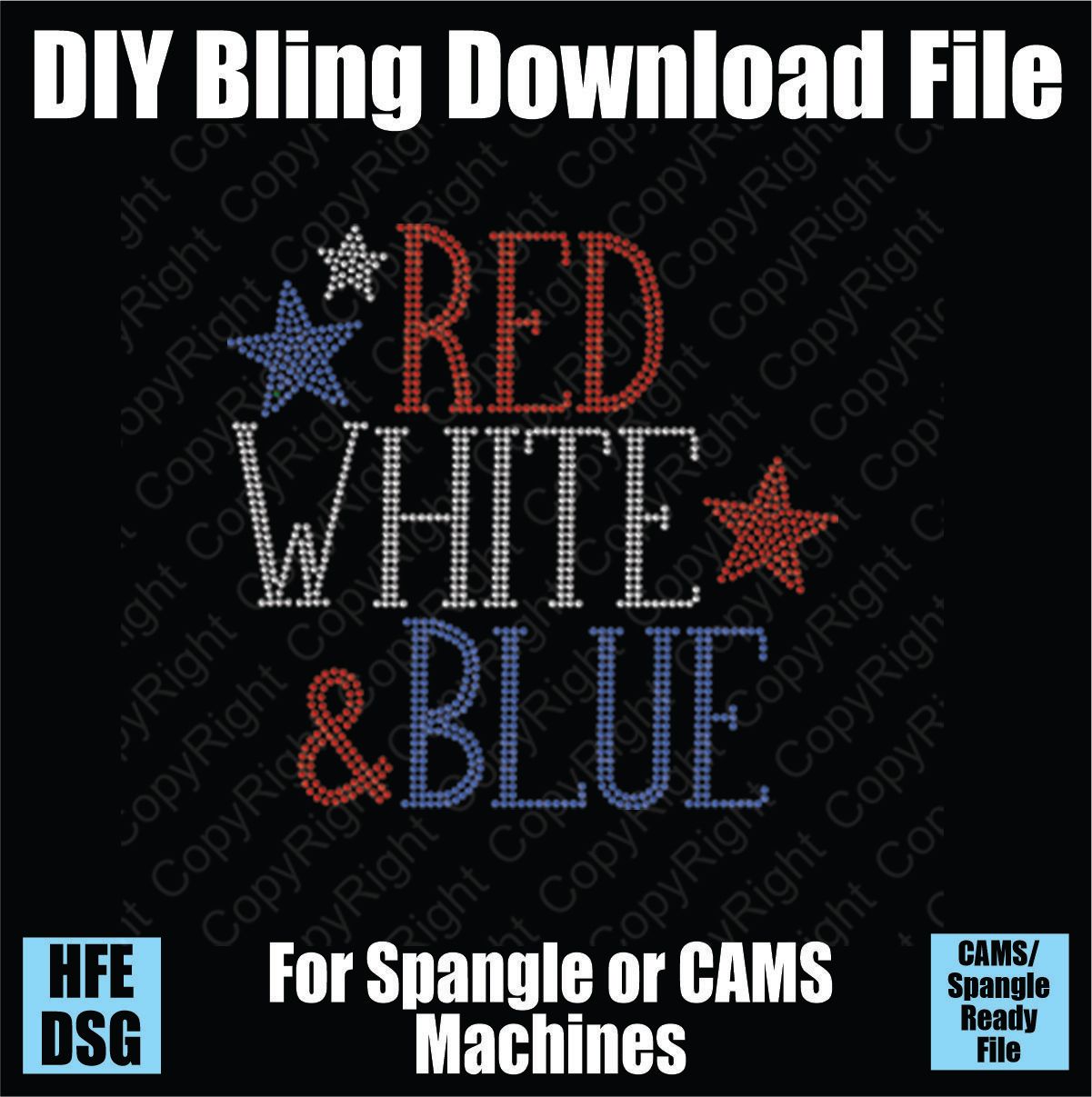 Red White & Blue DSG Download File - DSG for CAMS/ProSpangle/Elite