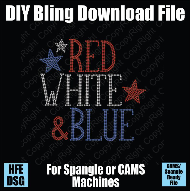 Red White & Blue DSG Download File - DSG for CAMS/ProSpangle/Elite