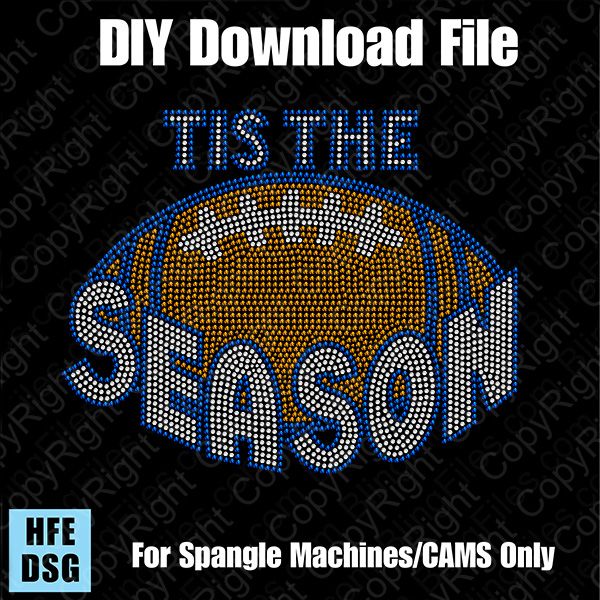 Tis the Season Football DSG Download File - DSG for CAMS/ProSpangle/Elite