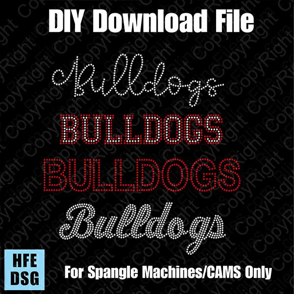 Bulldogs Name Pack DSG Download File - DSG for CAMS/ProSpangle/Elite