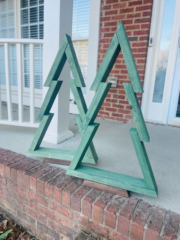 Wooden Christmas Trees