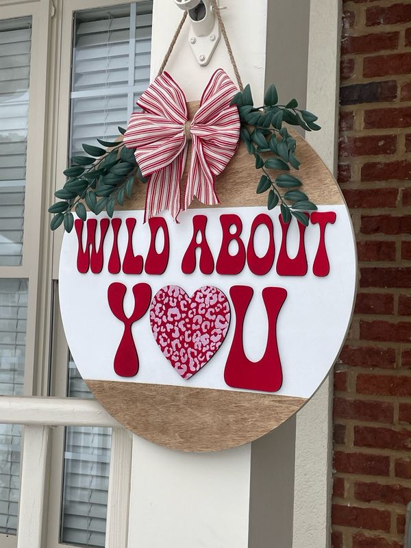 Wild About You door hanger