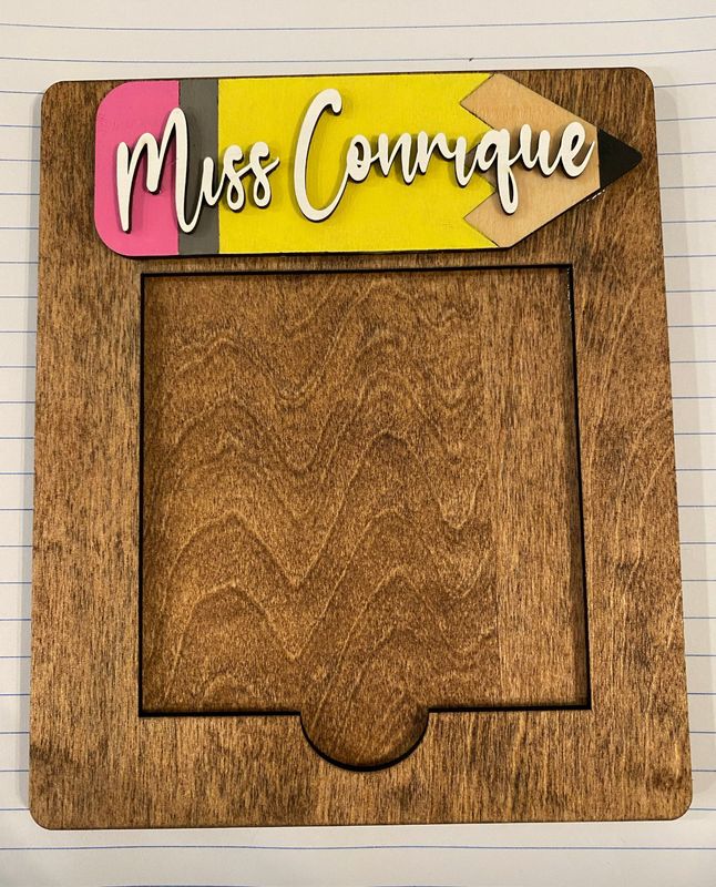 Personalized Post-it Notes Holder