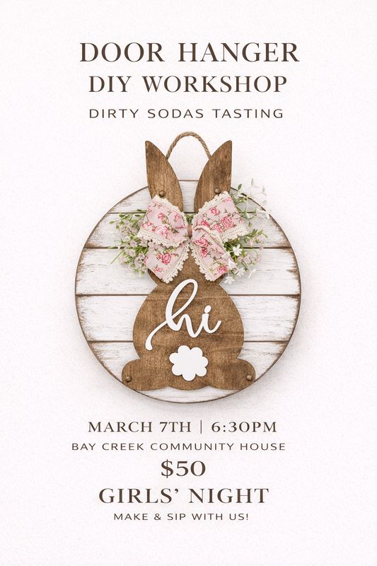 DIY GIRLS NIGHT MARCH 7th— PLEASE READ EVENT INFO