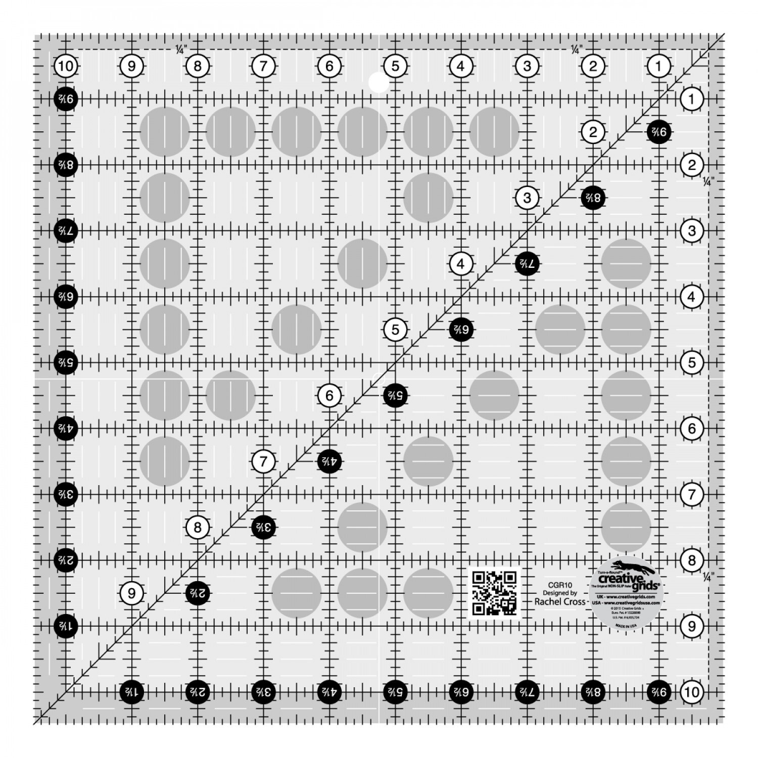 Creative Grid 10 1\2 Square Ruler