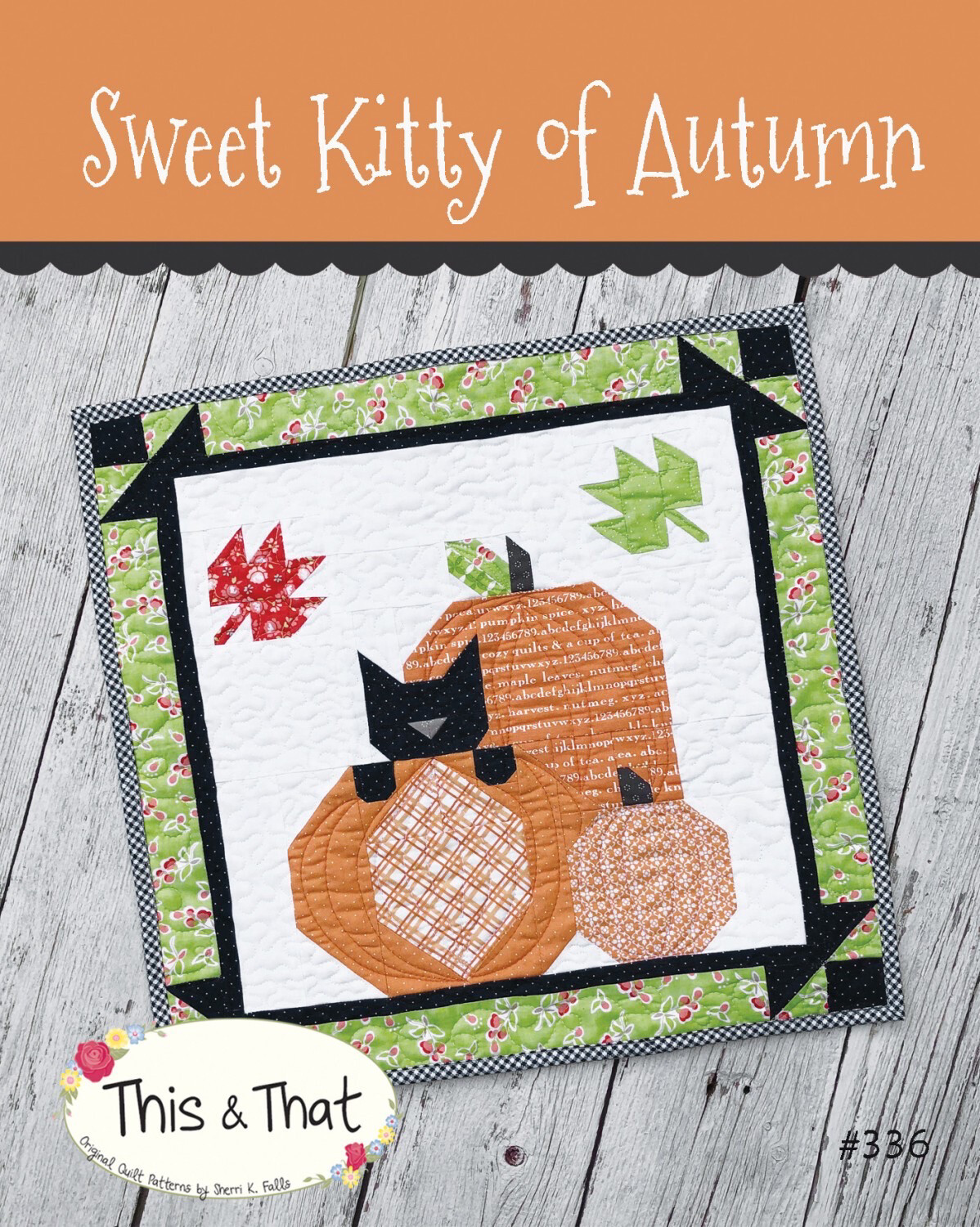 Sweet Kitty Of Autumn Pattern