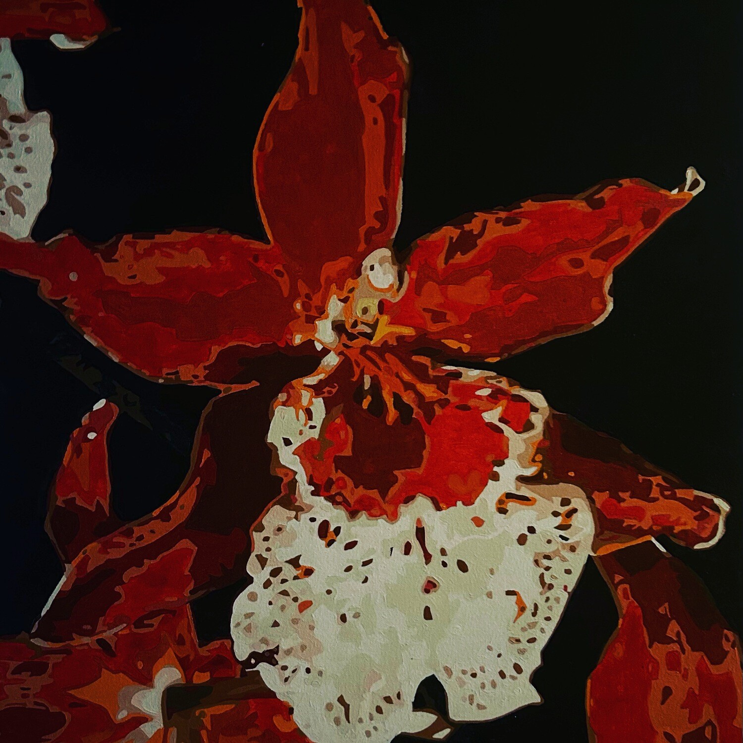 Red Orchid (print)