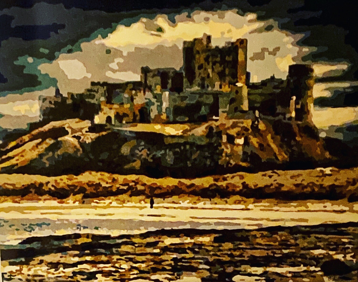 Bamburgh Castle (LIMITED framed print)