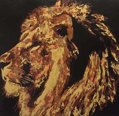 Lion (framed)