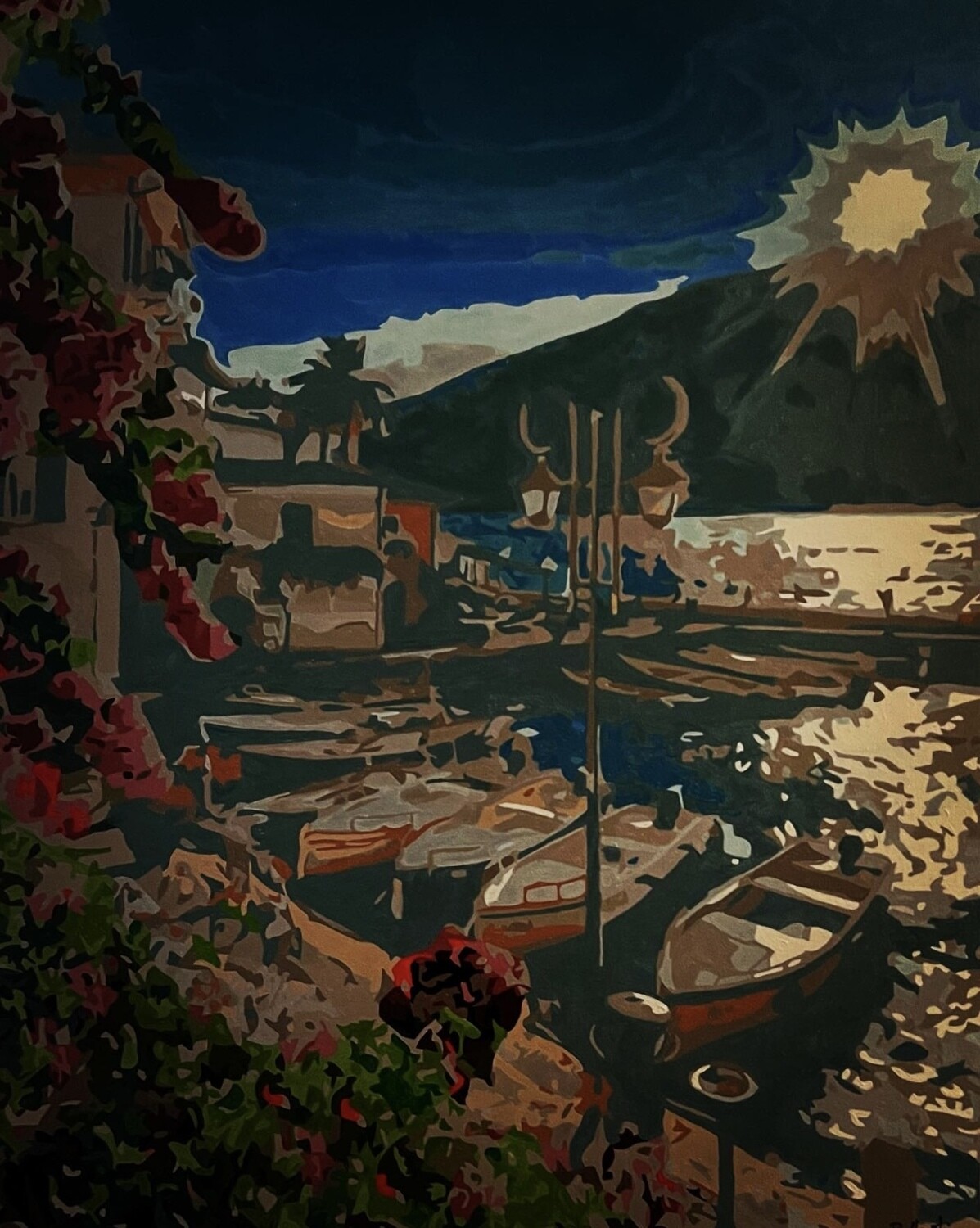Sunset at the Marina (LIMITED framed print)