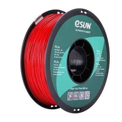ESUN Fire Engine Red PLA+ 1kg 3D Printer Filament