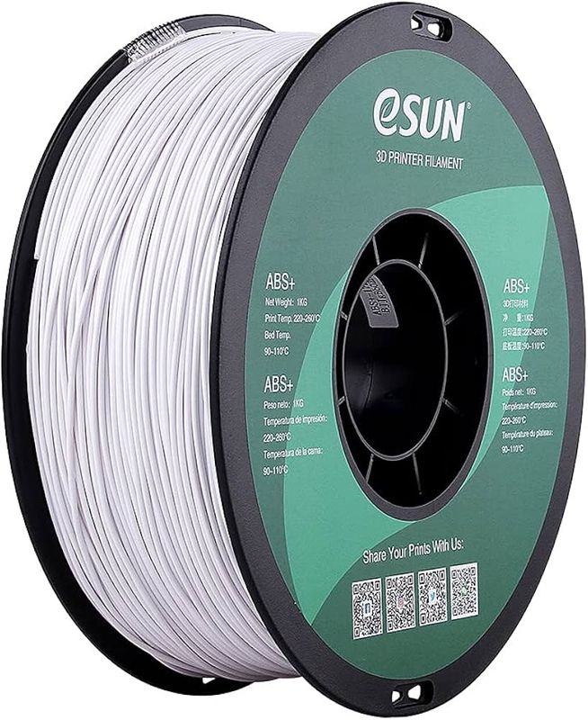 ESUN White ABS+ 1kg 3D Printer Filament