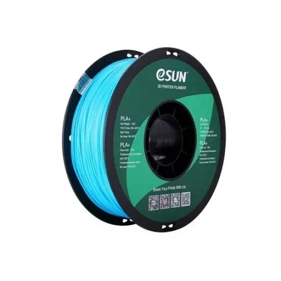 ESUN Light Blue PLA+ 1kg 3D Printer Filament