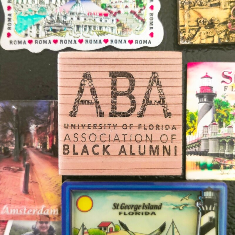 UF Association of Black Alumni Hardwood Fridge Magnets