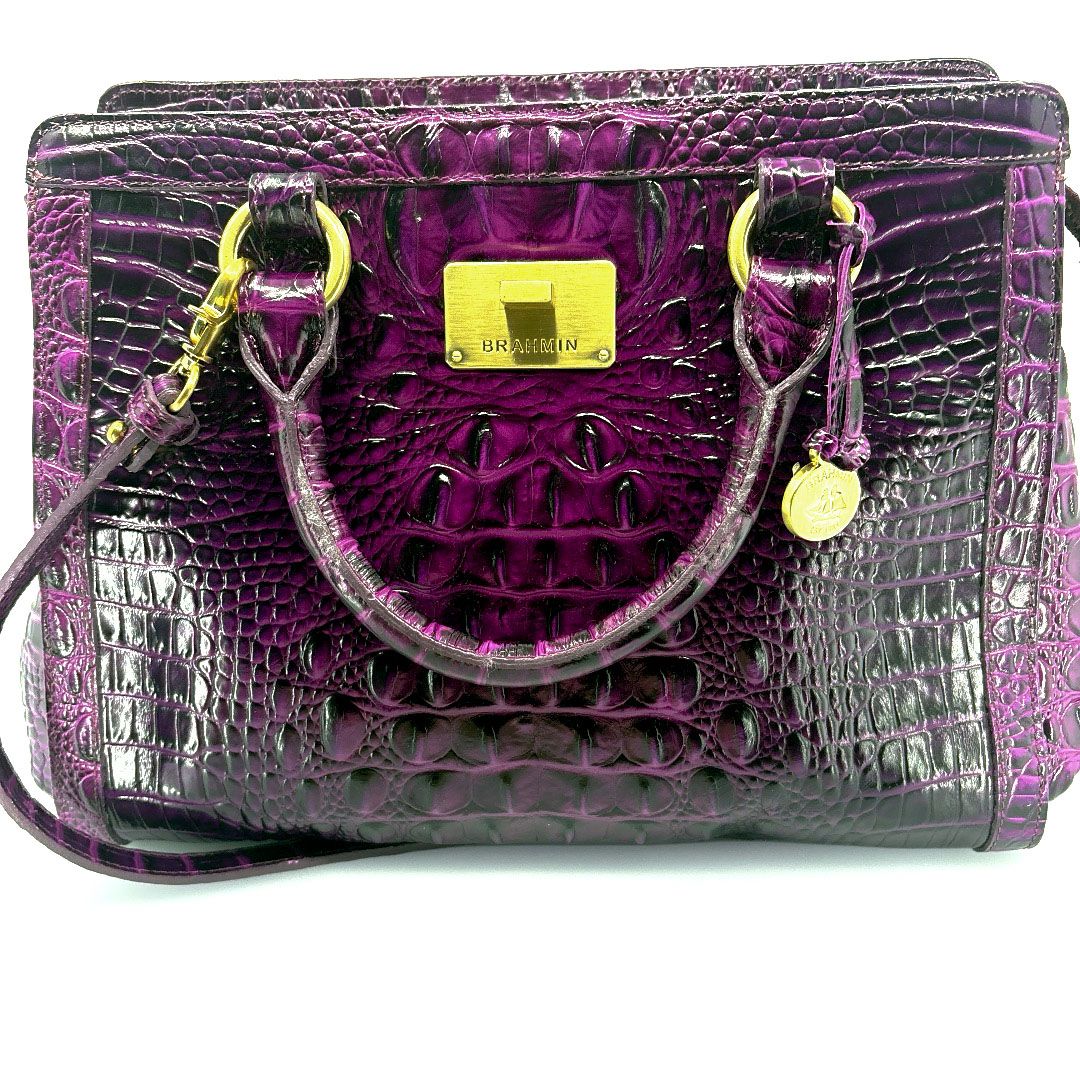 Authentic Brahmin Annabelle Melbourne dark Iris Melbourne