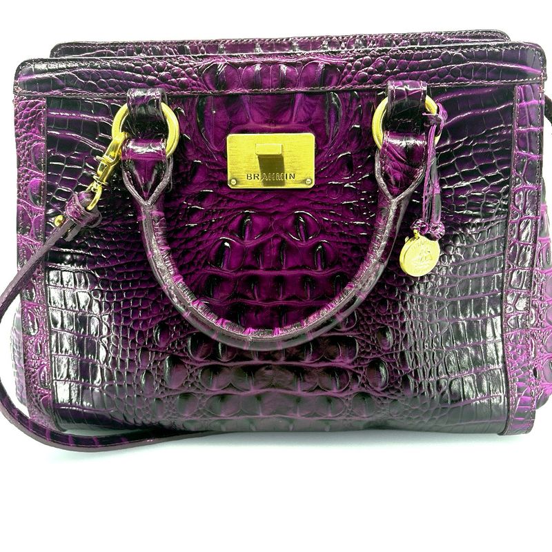 Authentic Brahmin Annabelle Melbourne dark Iris Melbourne