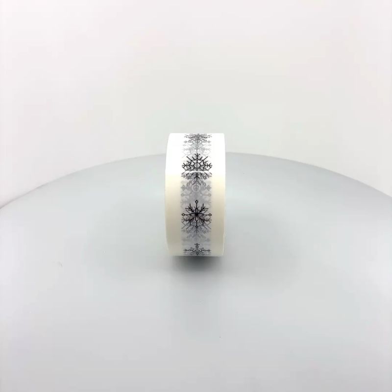 Winter Frost Snowflake Shipping Tape - Single Roll