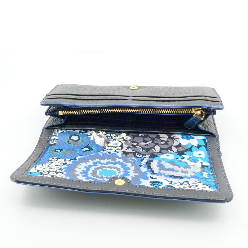 Vera Bradley Audrey Wallet classic Navy genuine leather