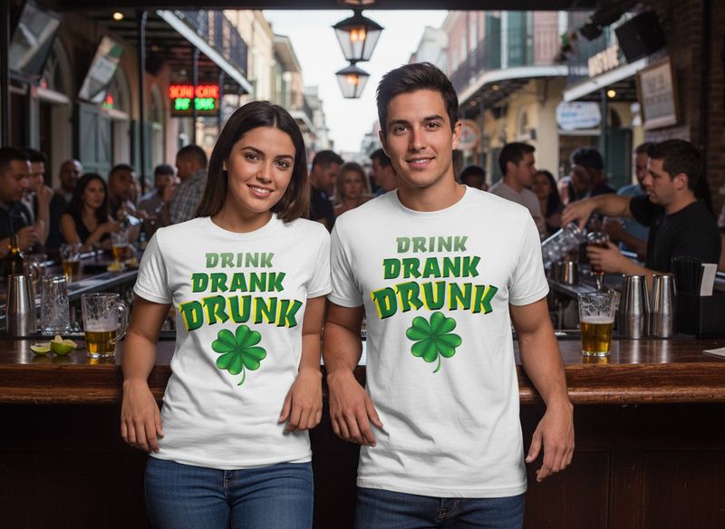 Drink, Drank, Drunk St. Patrick's Day Shirt