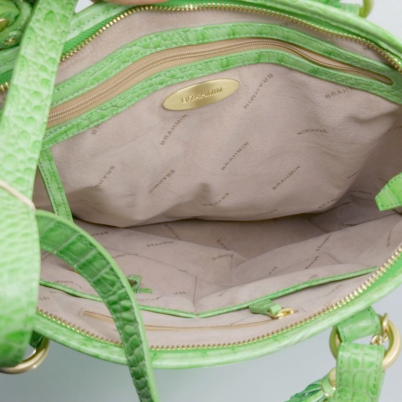 NEW AUTHENTIC BRAHMIN ASHER SHOULDER TOTE (Jadite Melbourne)