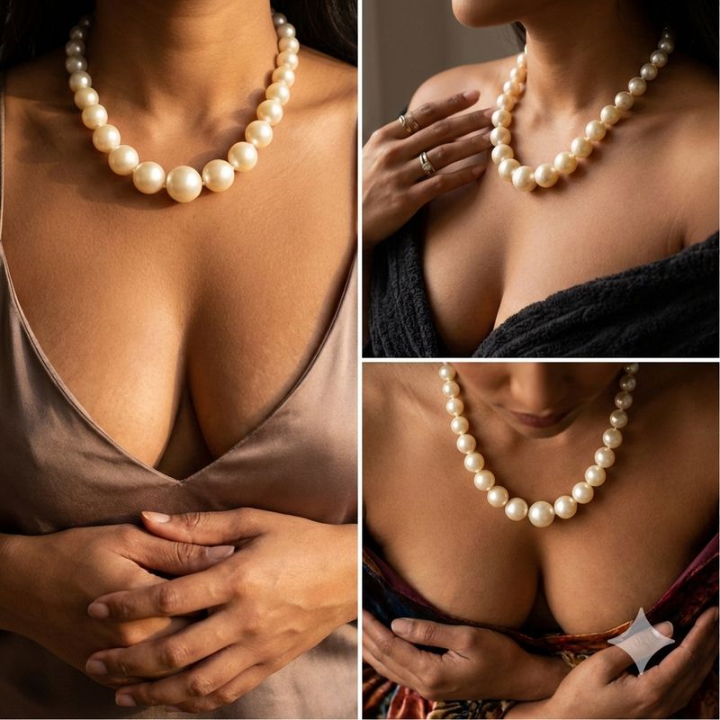 Classic Graduated Pearl Necklace — Timeless Elegance