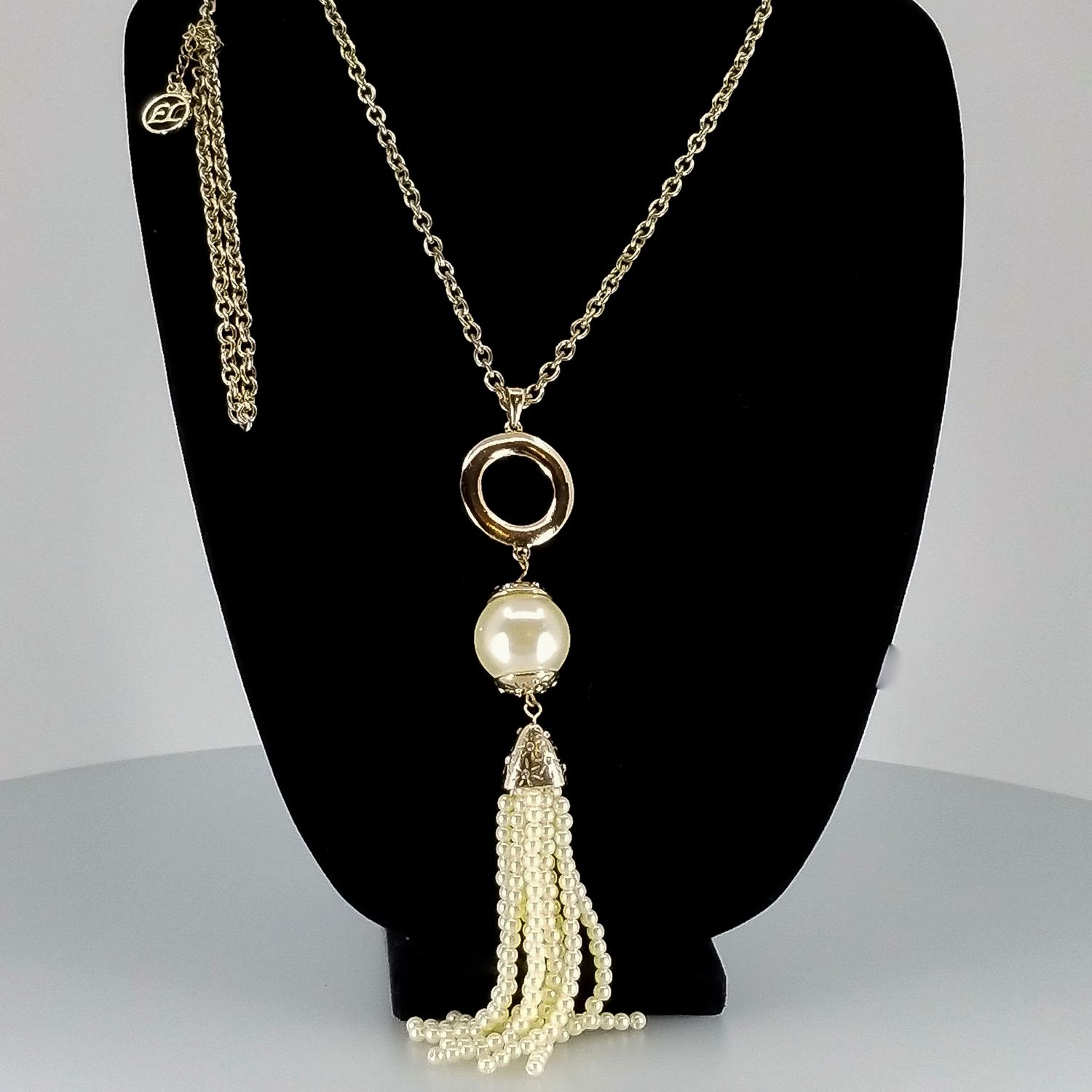 Golden Pearl Cascade Necklace Golden Pearl Cascade Necklace
