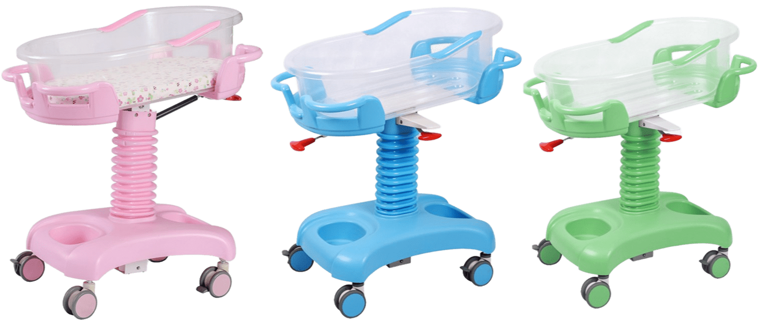 BACINETE NEONATAL ▸ COLORES ROSA - AZUL - VERDE