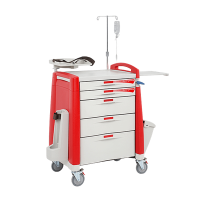 CARRO ROJO DE EMERGENCIA ELITE ▸ABS