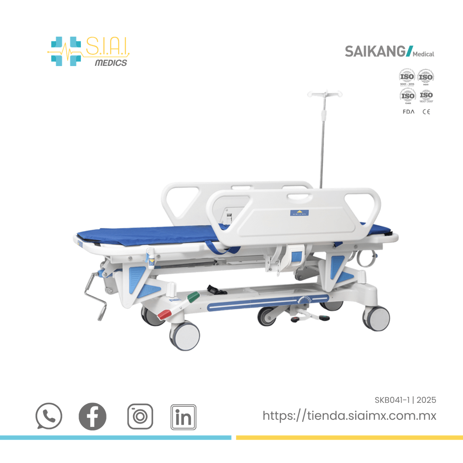 CAMILLA DE TRASLADO MECÁNICA ▸ 2 POSICIONES ▸ QUINTA RUEDA