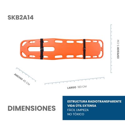 TABLA RÍGIDA PARA AMBULANCIA