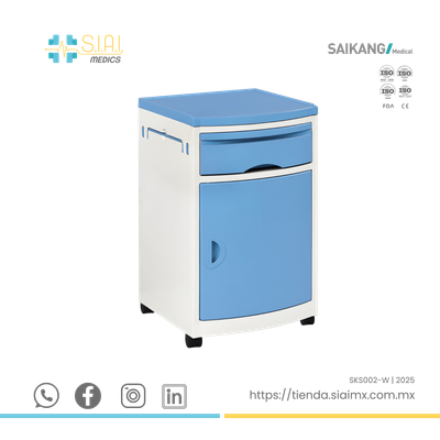 BURÓ HOSPITALARIO ▸ ABS  ▸ COLOR AZUL