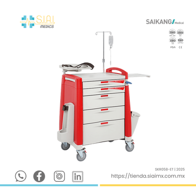 CARRO ROJO DE EMERGENCIA ELITE ▸ABS