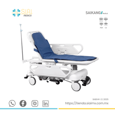 CAMILLA DE TRASLADO NEUMÁTICA ▸ 4 POSICIONES ▸ QUINTA RUEDA