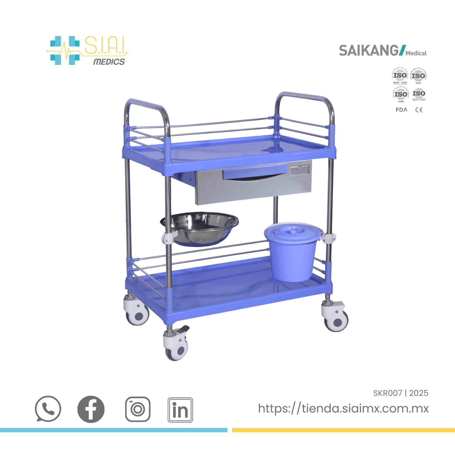 CARRO CLÍNICO ▸ABS