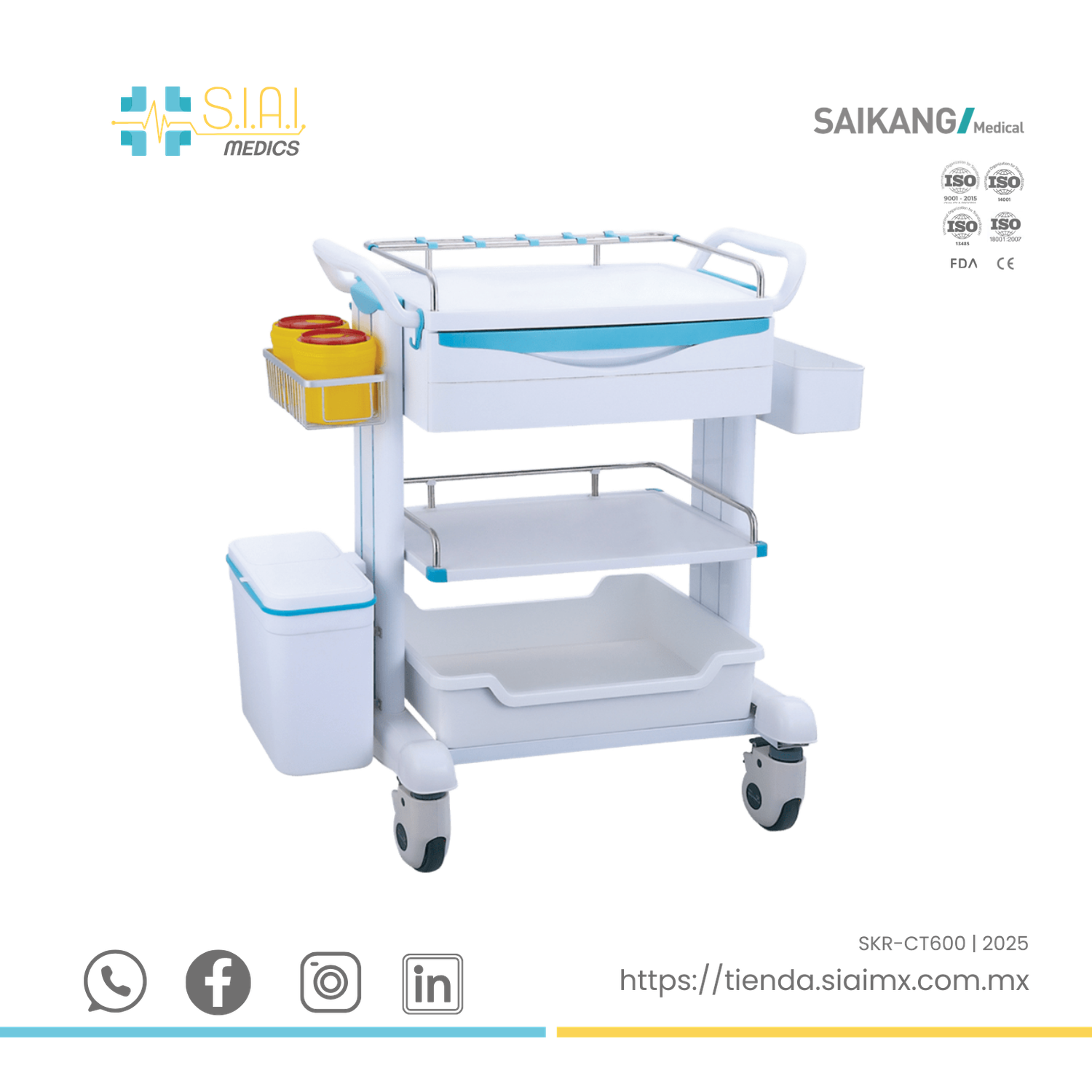 CARRO CLÍNICO ▸ABS