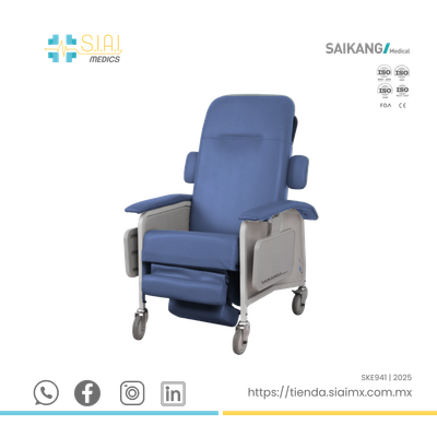 REPOSET 2 POSICIONES EN FORMA MECÁNICA ▸  COLOR AZUL