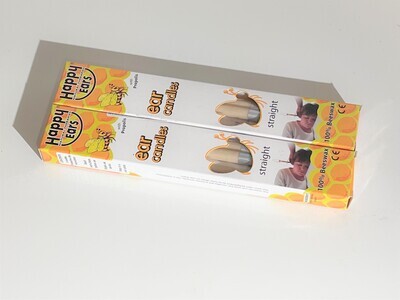 2x 2er Pack Bienenwachs-Ohrkerzen