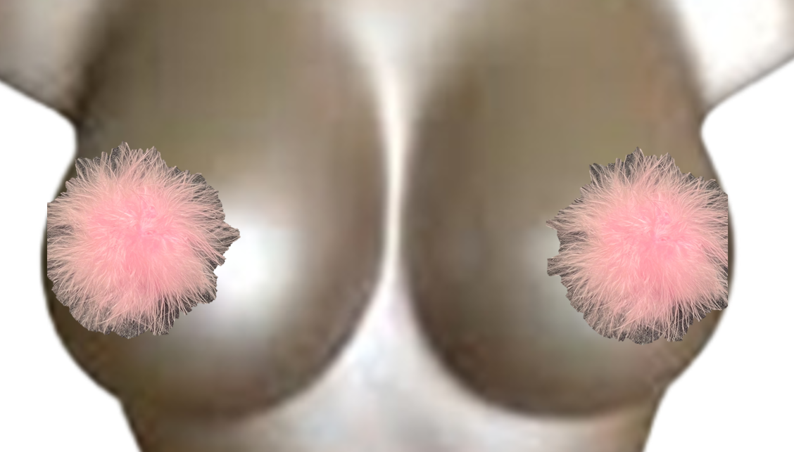 1 Paar Pink-Feder-Pasties. 5 cm Durchmesser. Selbstklebend. 1 Paar Pink-Feder-Pasties. 5 cm Durchmesser. Selbstklebend.