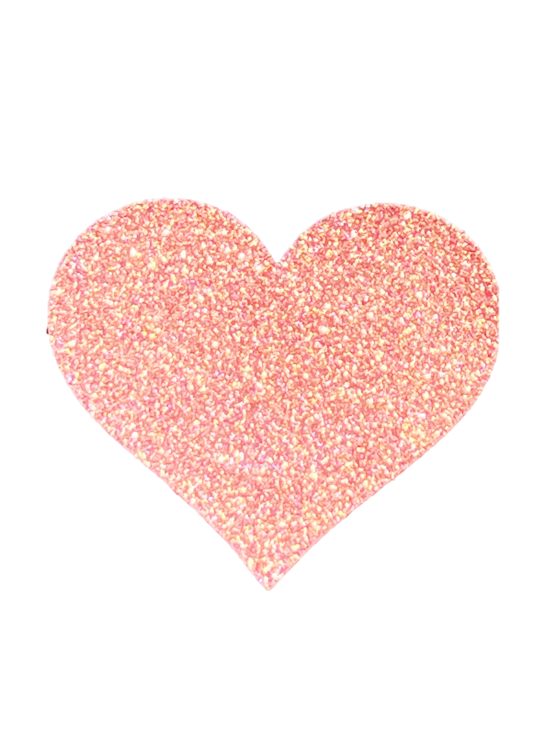 2 rosa Glitzer-Herz-Pasties. für 1x Anwendung