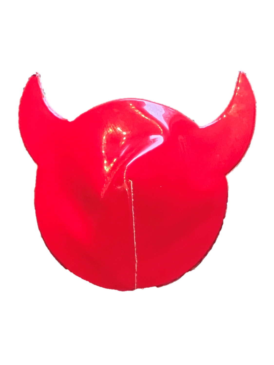 2 rote Lack-Pasties für Teufelinnen. Nicht selbstklebend. Wiederverwendbar