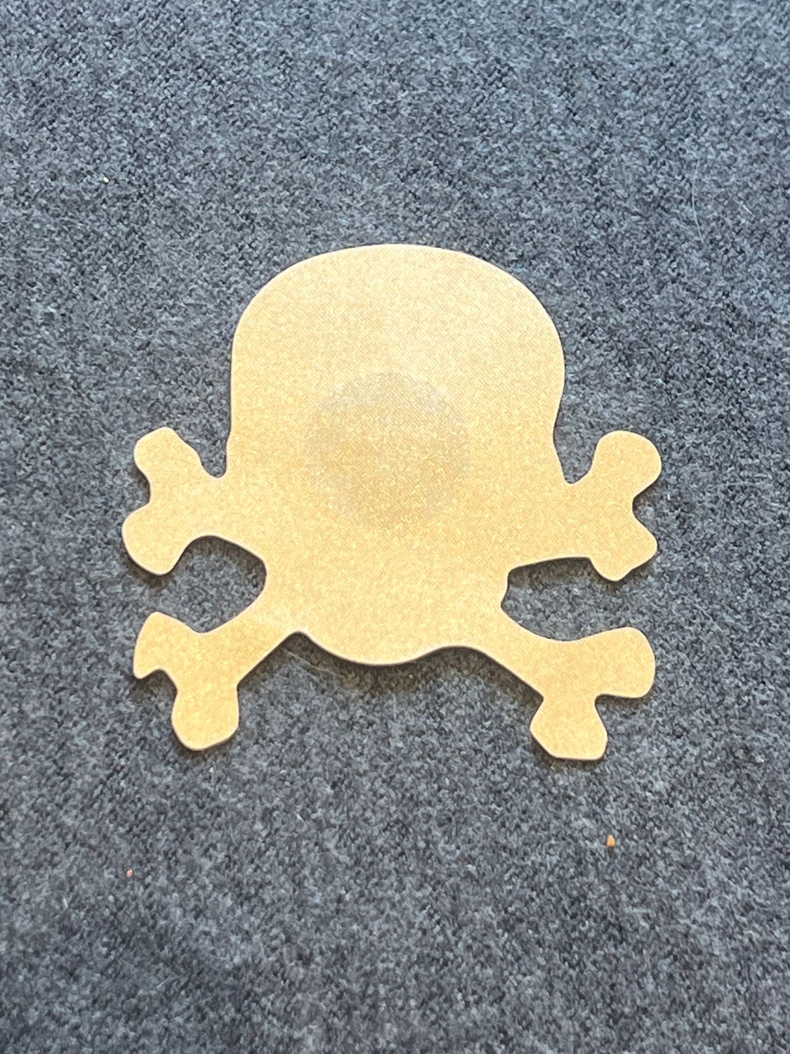 1 Paar goldene/hautfarbene Piraten-Pasties